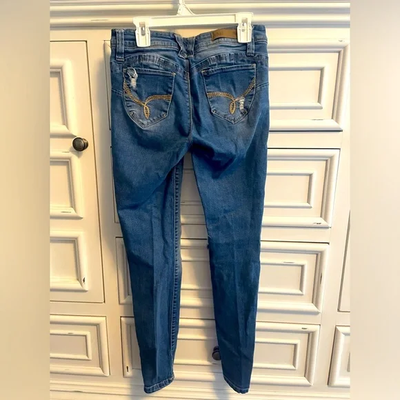 Ripped Jeans. RUN SMALL! Gently Worn Great Shape - Picture 2 of 4